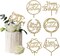 7PCS Gold Happy Birthday Cake Toppers – Acrylic Decorations for Cakes & Cupcakes